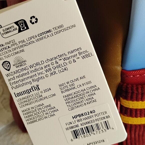 Loungefly X Harry Potter Hermione Backpack - Picture 4 of 8